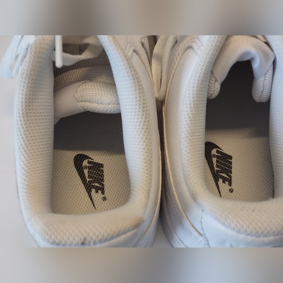 Nike Court Vision CD5434-100 White Lace Up Low Top Sneaker - Picture 6 of 8